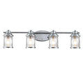 Quintiesse Ashland Bay Bathroom 4 Light Wall Light in Polished Chrome