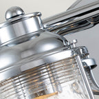 Quintiesse Ashland Bay Bathroom 4 Light Wall Light in Polished Chrome