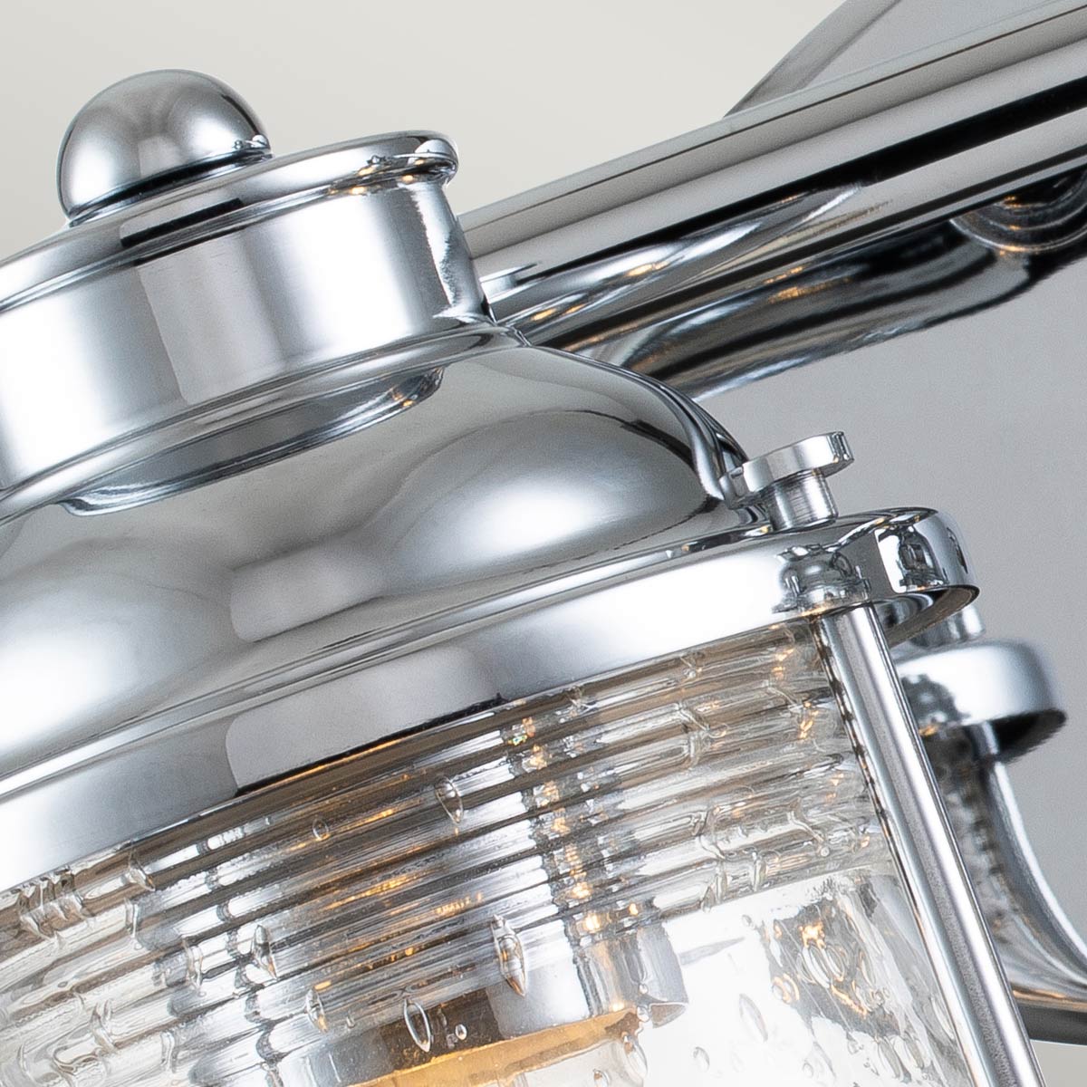Quintiesse Ashland Bay Bathroom 4 Light Wall Light in Polished Chrome
