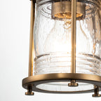 Quintiesse Ashland Bay Bathroom Wall Light in Natural Brass