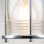 Quintiesse Ashland Bay Bathroom Wall Light in Polished Chrome