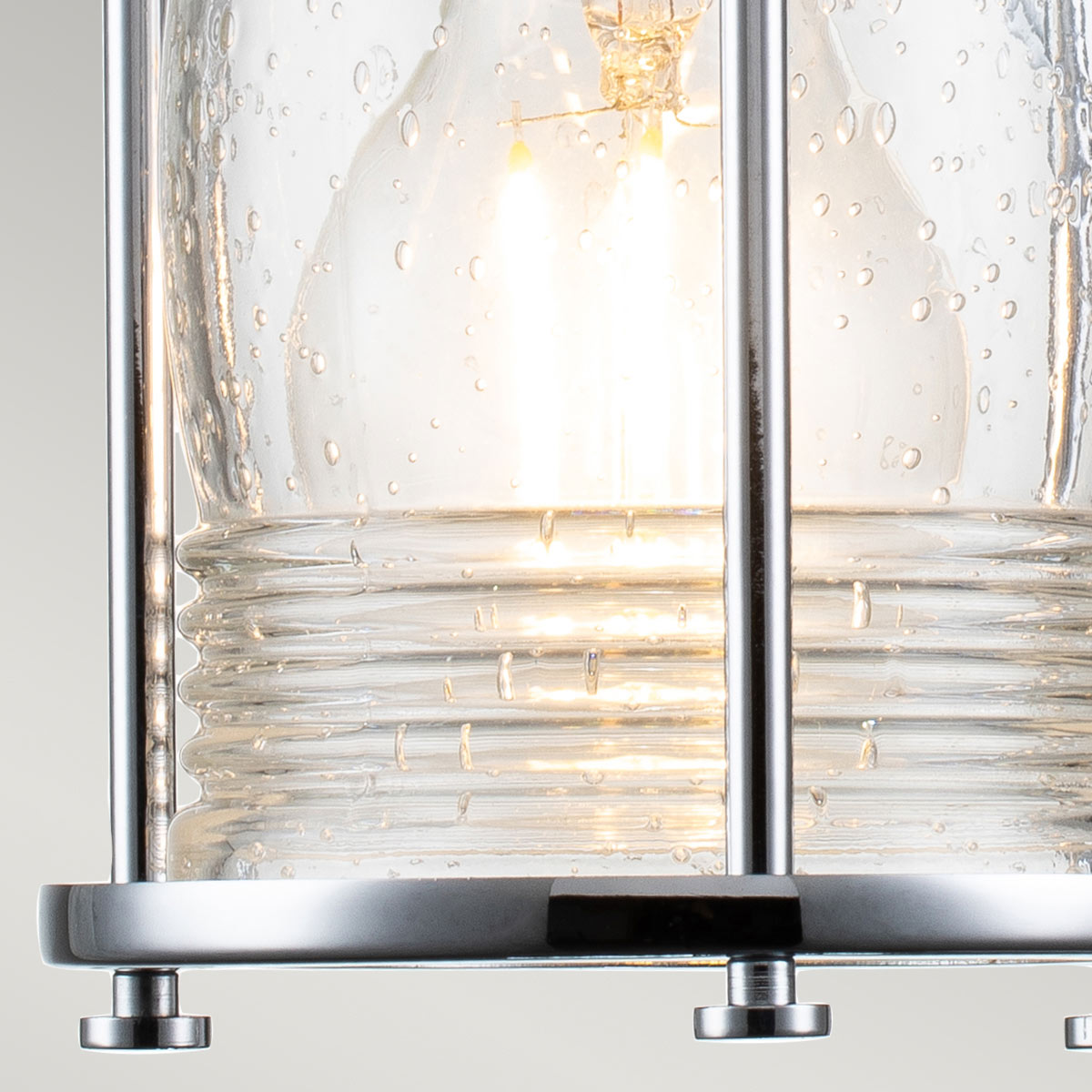 Quintiesse Ashland Bay Bathroom Wall Light in Polished Chrome