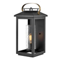 Quintiesse Atwater Outdoor Large Wall Lantern in Black