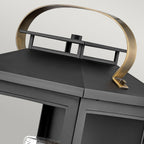 Quintiesse Atwater Outdoor Large Wall Lantern in Black