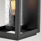 Quintiesse Atwater Outdoor Large Wall Lantern in Black