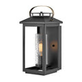 Quintiesse Atwater Outdoor Medium Wall Lantern in Black