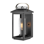 Quintiesse Atwater Outdoor Medium Wall Lantern in Black