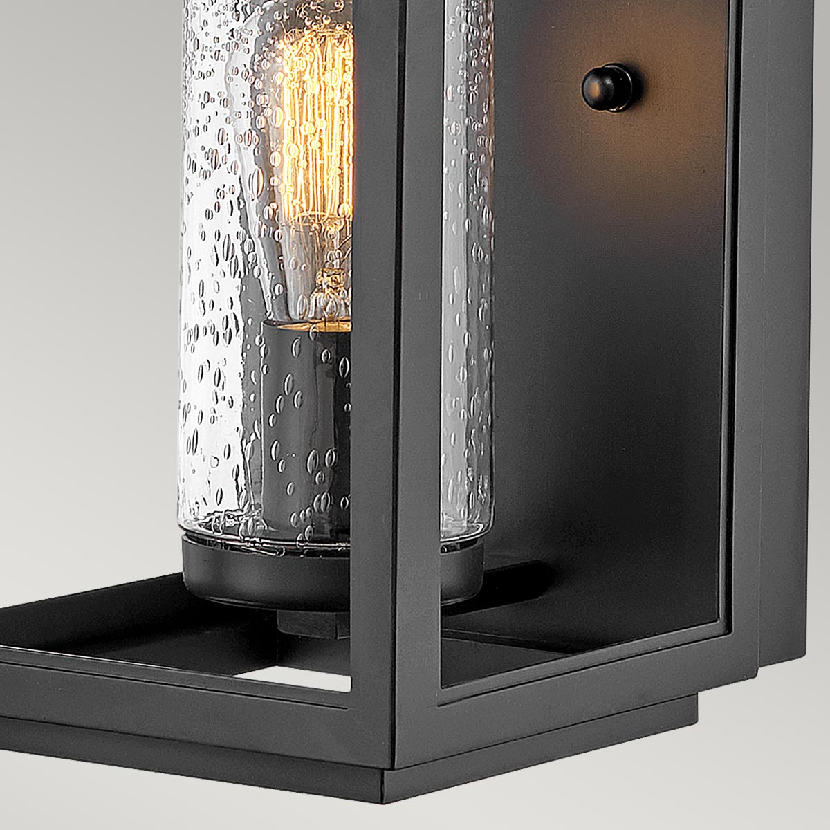 Quintiesse Atwater Outdoor Medium Wall Lantern in Black