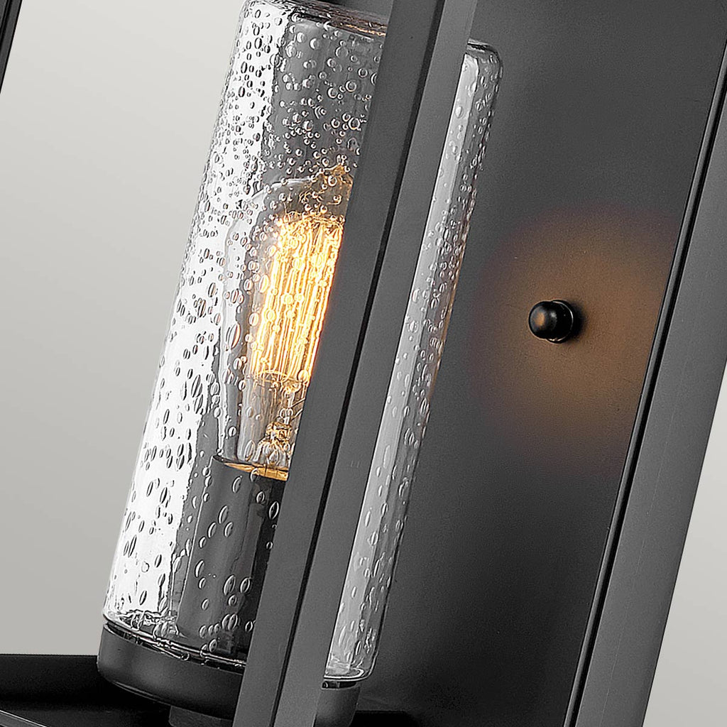 Quintiesse Atwater Outdoor Medium Wall Lantern in Black