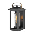 Quintiesse Atwater Outdoor Small Wall Lantern in Black