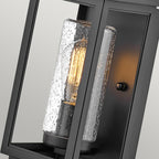 Quintiesse Atwater Outdoor Small Wall Lantern in Black