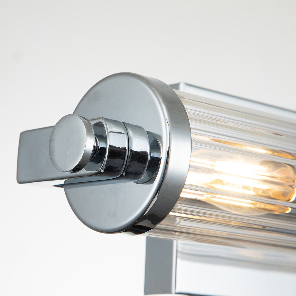 Quintiesse Azores Bathroom 2 Light Wall Light in Polished Chrome