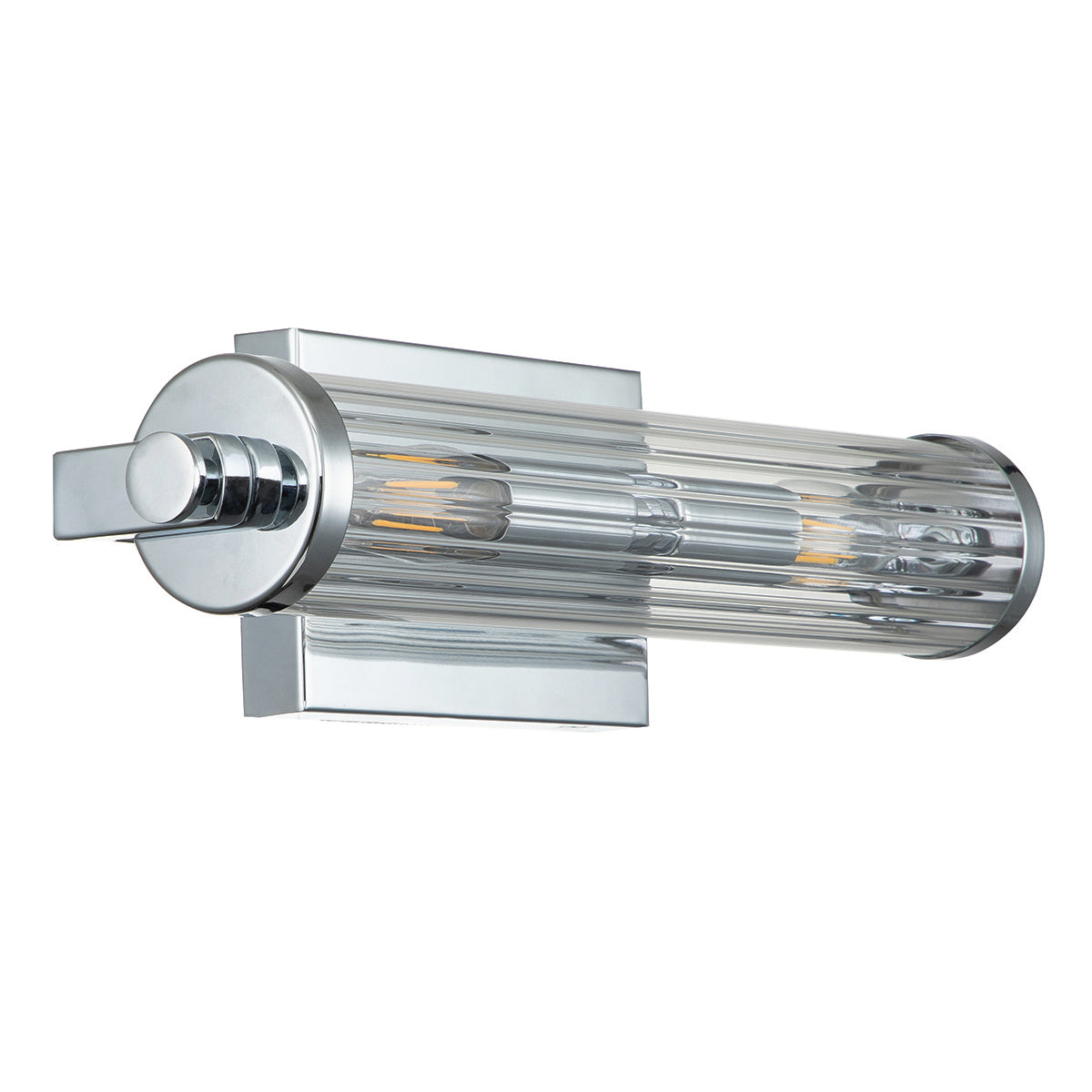 Quintiesse Azores Bathroom 2 Light Wall Light in Polished Chrome