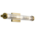 Quintiesse Azores Bathroom 4 Light Wall Light in Natural Brass