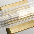 Quintiesse Azores Bathroom 4 Light Wall Light in Natural Brass