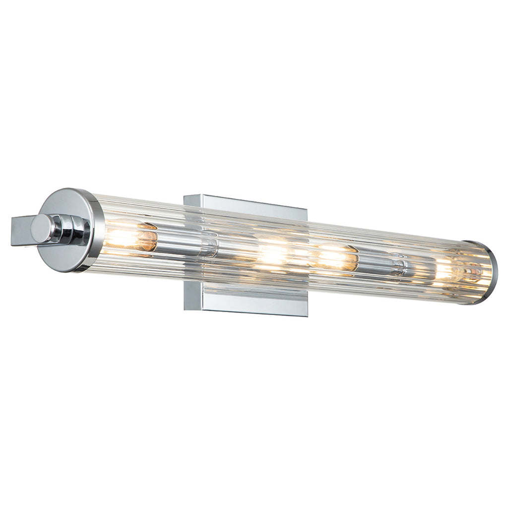 Quintiesse Azores Bathroom 4 Light Wall Light in Polished Chrome
