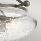 Quintiesse Belle 3 Light Semi Flush Ceiling Light Olde Bronze