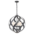 Quintiesse Blacksmith Outdoor 4 Light Chandelier in Old Black