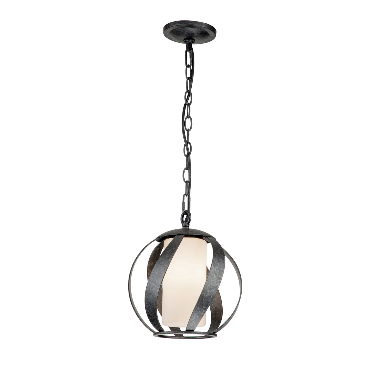 Quintiesse Blacksmith Outdoor Pendant in Old Black