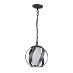 Quintiesse Blacksmith Outdoor Pendant in Old Black