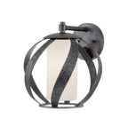 Quintiesse Blacksmith Outdoor Wall Light in Old Black