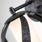 Quintiesse Blacksmith Outdoor Wall Light in Old Black