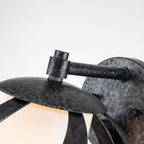 Quintiesse Blacksmith Outdoor Wall Light in Old Black