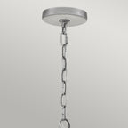 Quintiesse Booker Outdoor Small Chain Lantern in Industrial Aluminium