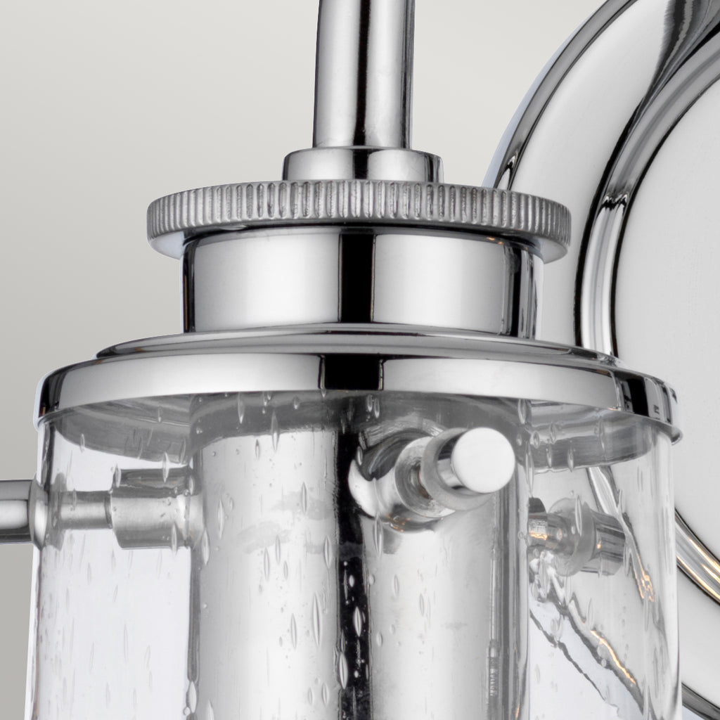 Quintiesse Braelyn 2 Light Wall Light Polished Chrome