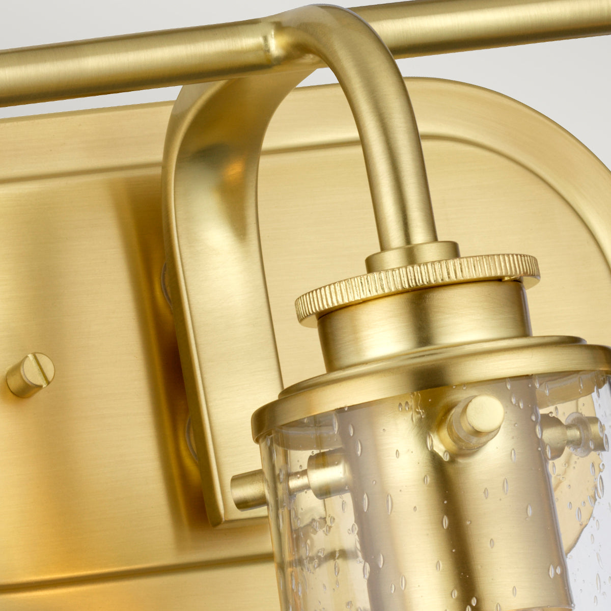 Quintiesse Braelyn 3 Light Wall Light Brushed Brass
