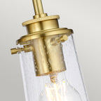 Quintiesse Braelyn 3 Light Wall Light Brushed Brass