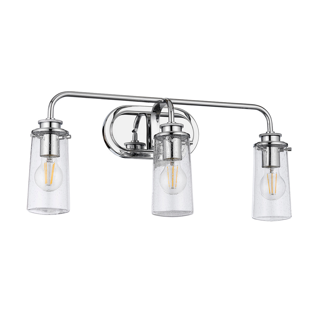 Quintiesse Braelyn 3 Light Wall Light Polished Chrome