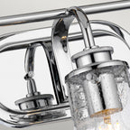 Quintiesse Braelyn 3 Light Wall Light Polished Chrome