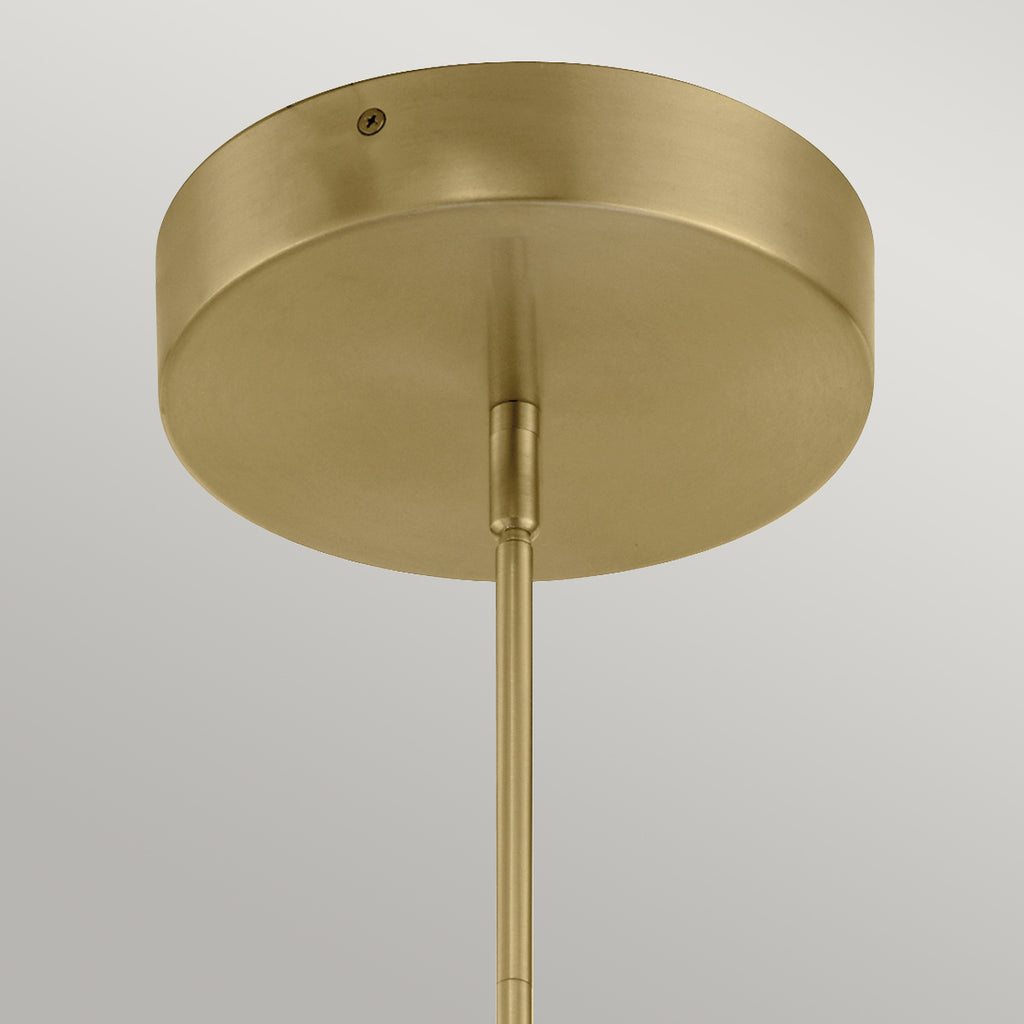 Quintiesse Calters LED Isle Pendant in Champagne Gold 