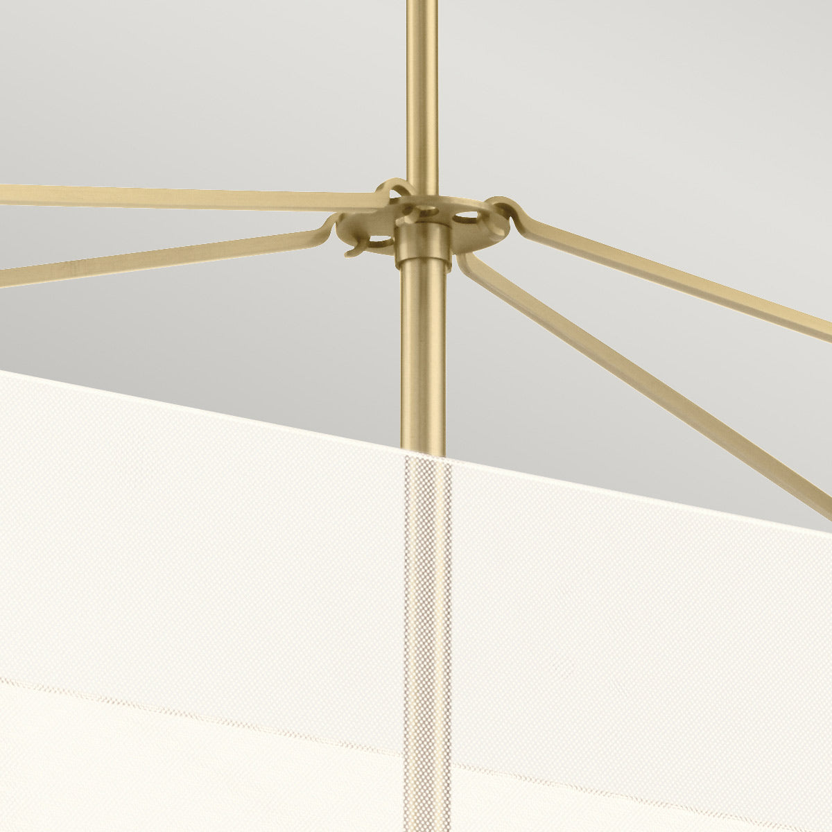 Quintiesse Calters LED Isle Pendant in Champagne Gold 