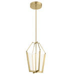 Quintiesse Calters Medium LED Pendant in Champagne Gold 