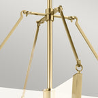 Quintiesse Calters Medium LED Pendant in Champagne Gold 