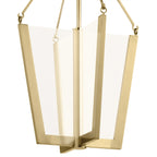 Quintiesse Calters Medium LED Pendant in Champagne Gold 