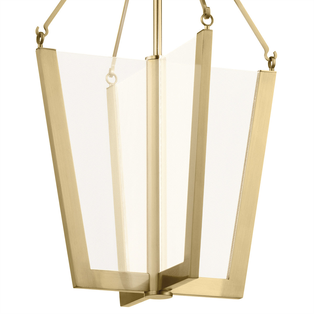 Quintiesse Calters Medium LED Pendant in Champagne Gold 