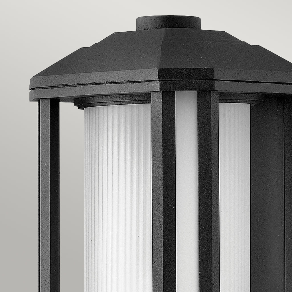 Quintiesse Castelle Medium Wall Lantern Black
