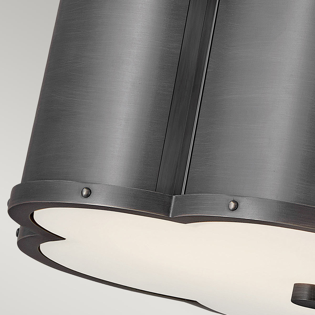 Quintiesse Chance 2 Light Semi-Flush in Blackened Brass