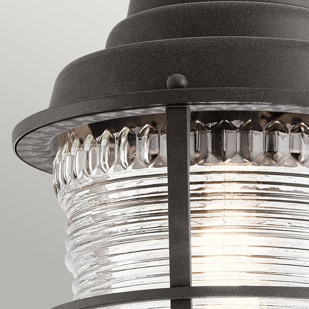 Quintiesse Chance Harbor 1 Light Chain Lantern Weathered Zinc