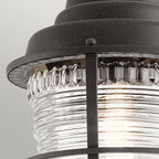 Quintiesse Chance Harbor 1 Light Chain Lantern Weathered Zinc