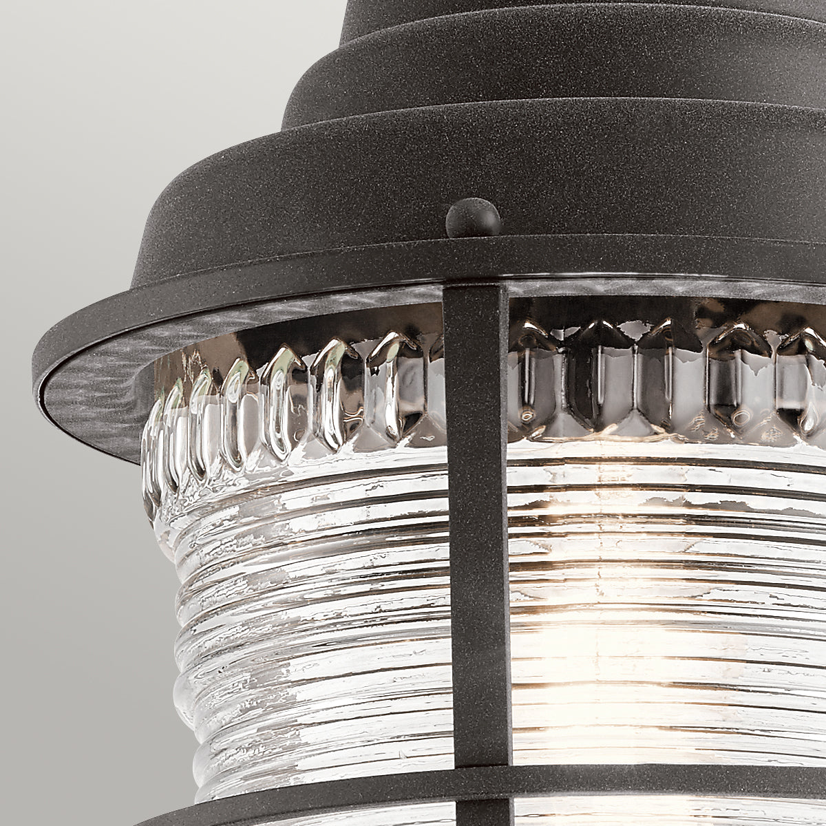 Quintiesse Chance Harbor 1 Light Chain Lantern Weathered Zinc