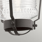 Quintiesse Chance Harbor 1 Light Chain Lantern Weathered Zinc