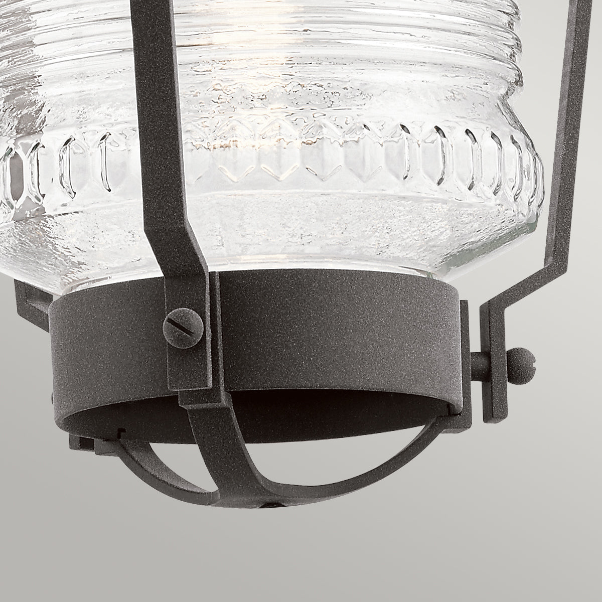 Quintiesse Chance Harbor 1 Light Chain Lantern Weathered Zinc