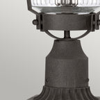 Quintiesse Chance Harbor 1 Light Pedestal Lantern Weathered Zinc