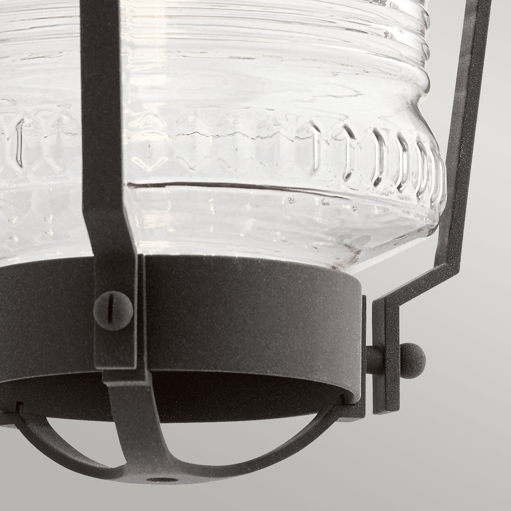 Quintiesse Chance Harbor Large Wall Lantern Weathered Zinc