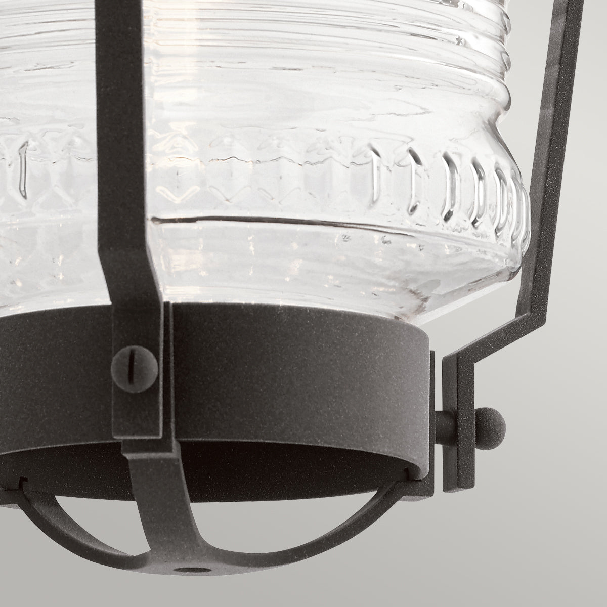 Quintiesse Chance Harbor Large Wall Lantern Weathered Zinc