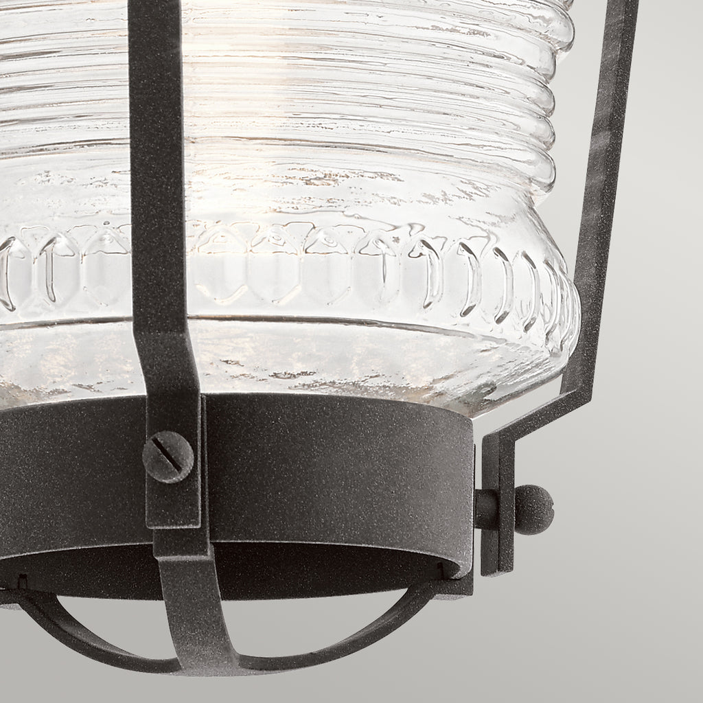 Quintiesse Chance Harbor Medium Wall Lantern Weathered Zinc